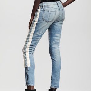 RAG & BONE Skinny Racer Relay Jeans Stripe 25